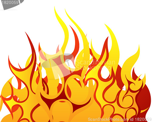 Image of fire background