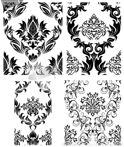 Image of seamless damask pattern