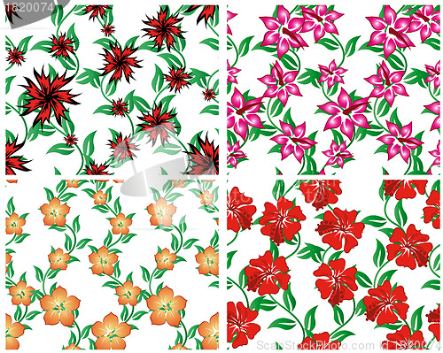 Image of seamless floral pattern