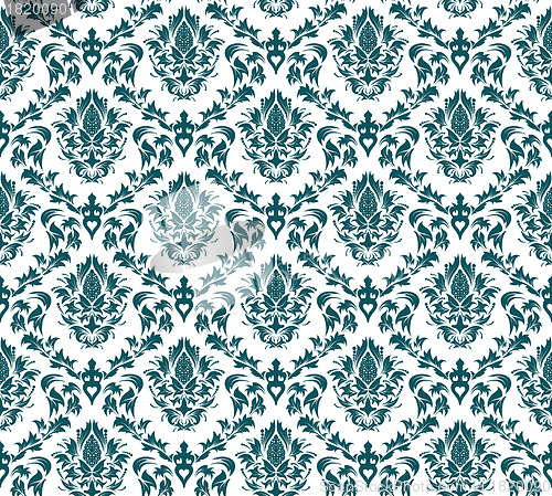 Image of seamless damask pattern