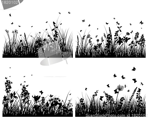 Image of meadow silhouettes