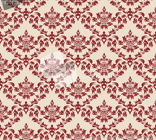 Image of seamless damask pattern