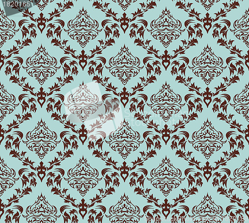 Image of seamless damask pattern