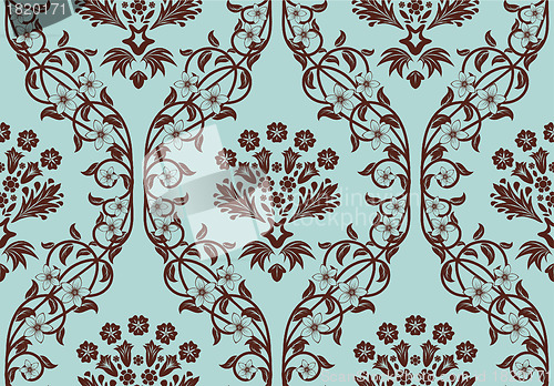 Image of seamless damask pattern