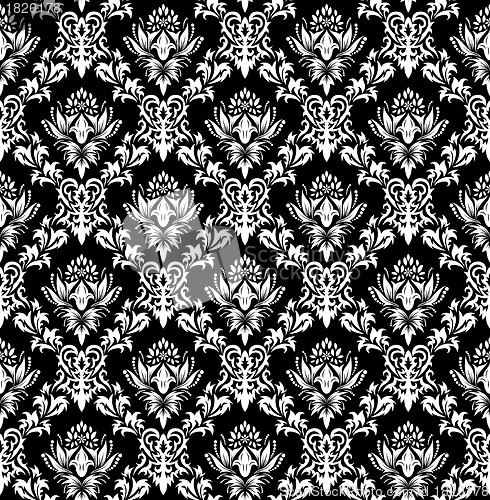 Image of seamless damask pattern