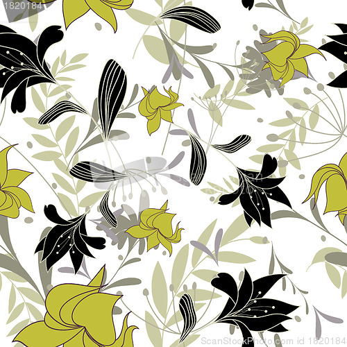 Image of seamless floral pattern