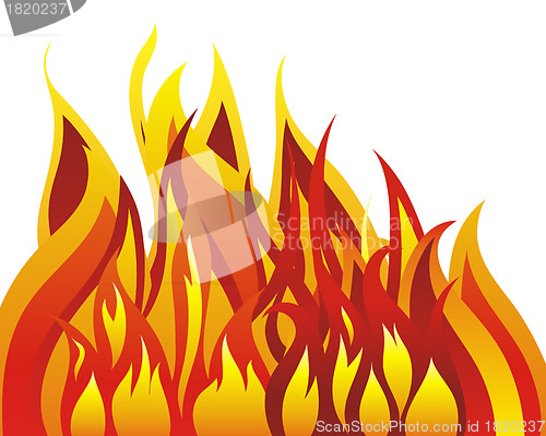 Image of fire background