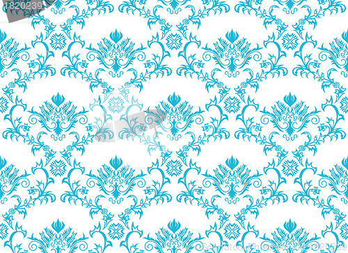 Image of seamless damask pattern