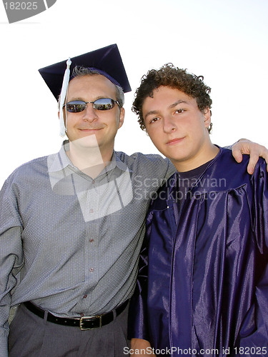 Image of Dad and grad