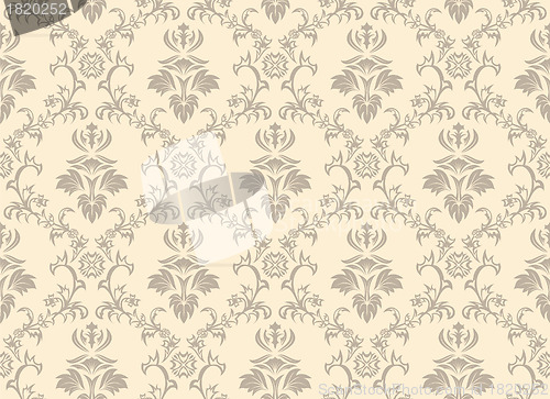 Image of seamless damask pattern