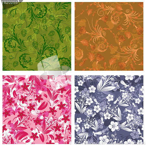 Image of seamless floral pattern