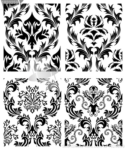 Image of seamless damask pattern