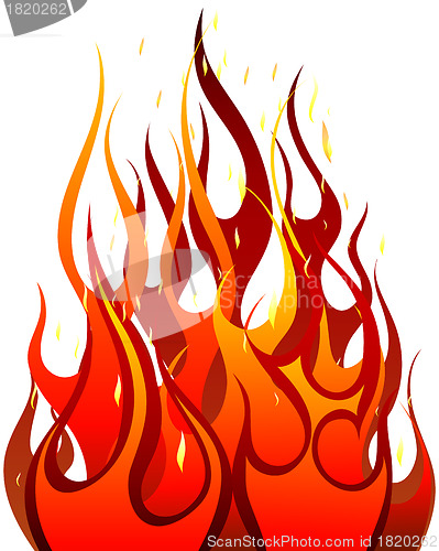 Image of fire background