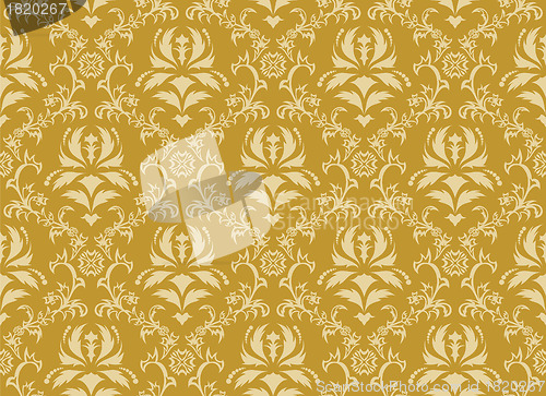 Image of seamless damask pattern