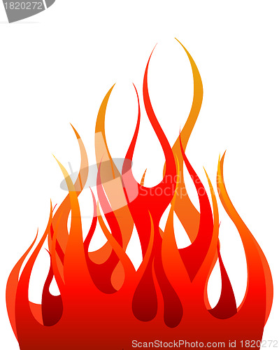 Image of fire background