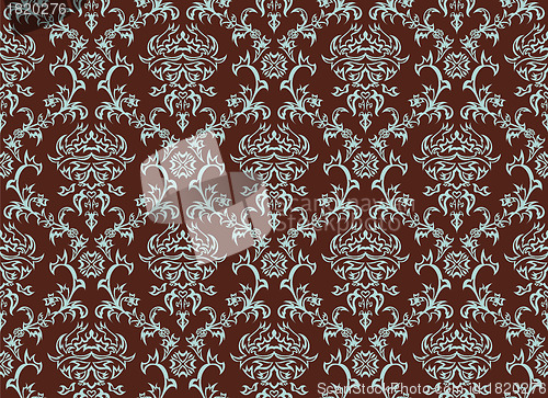 Image of seamless damask pattern