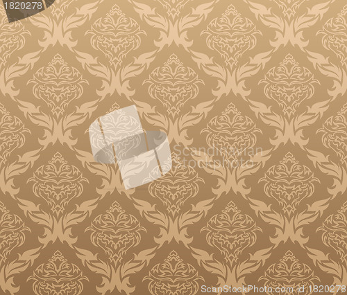 Image of seamless damask pattern