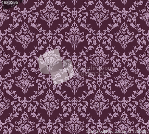 Image of seamless damask pattern