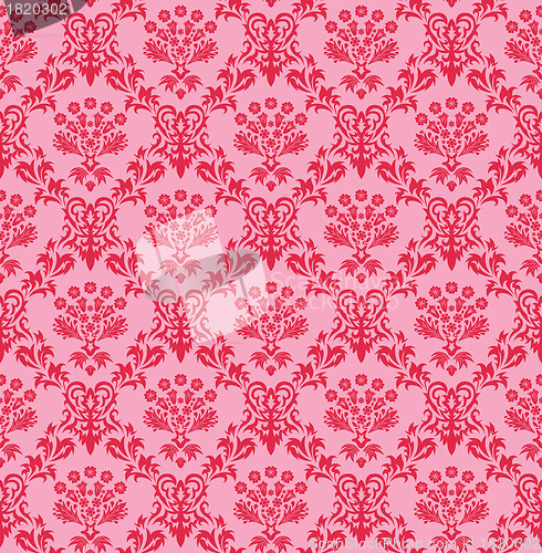 Image of seamless damask pattern