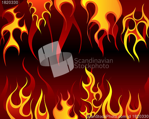 Image of fire background