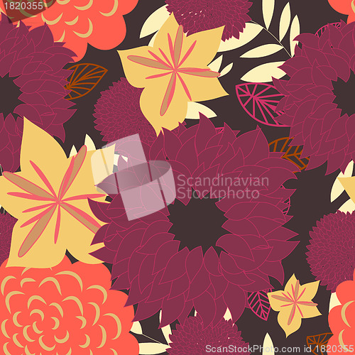 Image of seamless floral pattern