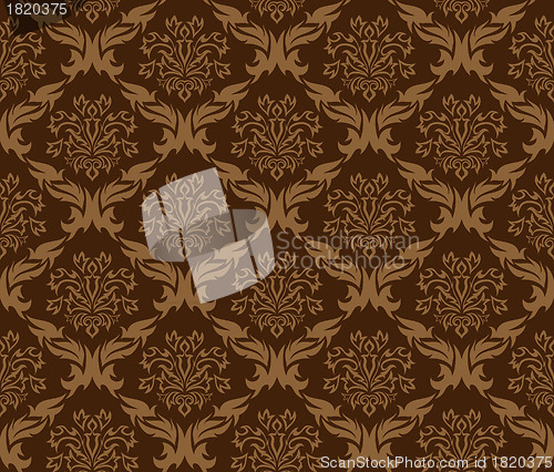 Image of seamless damask pattern