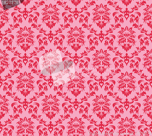 Image of seamless damask pattern