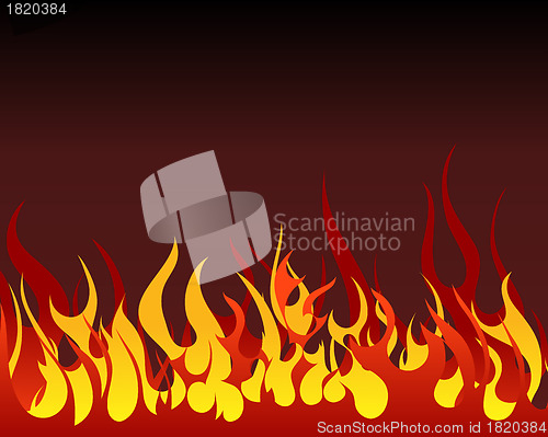 Image of fire background