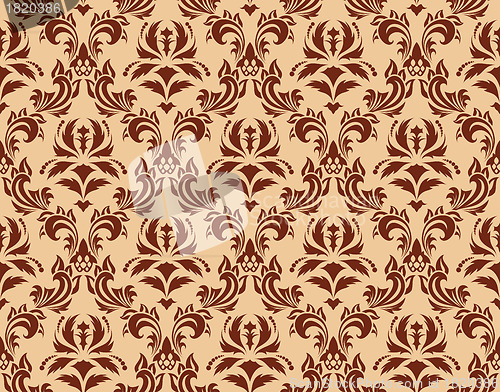 Image of seamless damask pattern