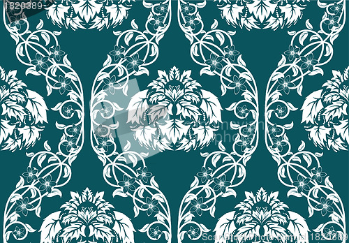 Image of seamless damask pattern