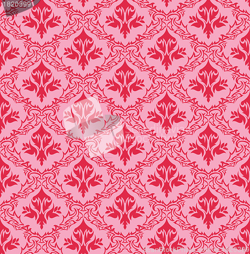 Image of seamless damask pattern