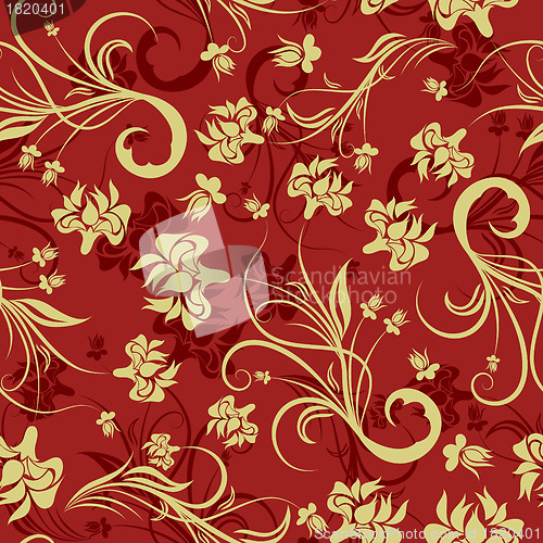 Image of seamless floral pattern