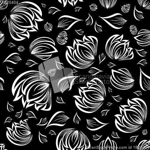 Image of seamless floral pattern