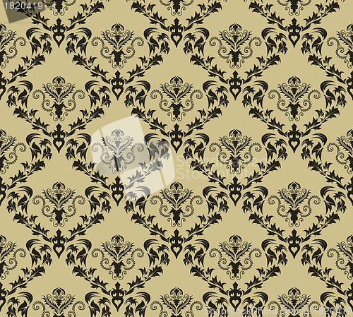 Image of seamless damask pattern