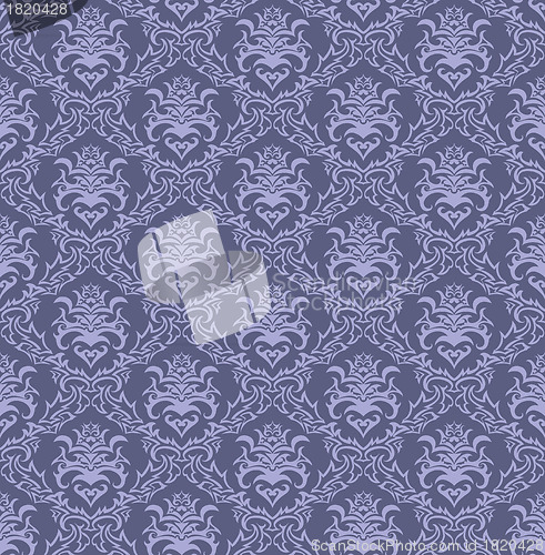 Image of seamless damask pattern