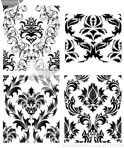 Image of seamless damask pattern