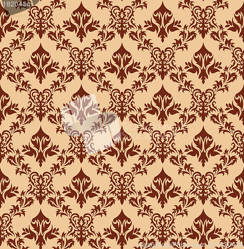 Image of seamless damask pattern