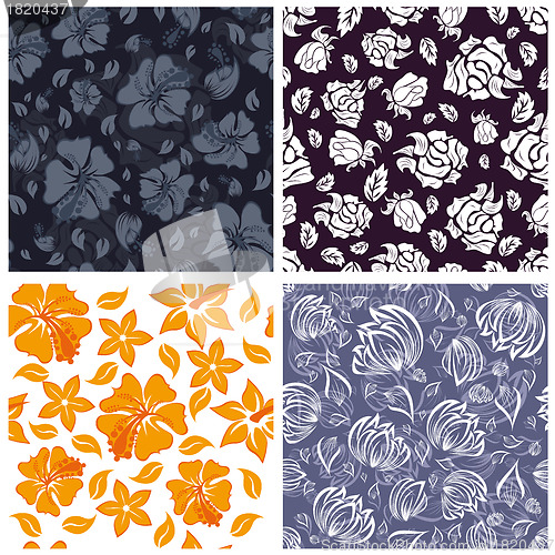 Image of seamless floral pattern