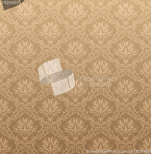 Image of seamless damask pattern