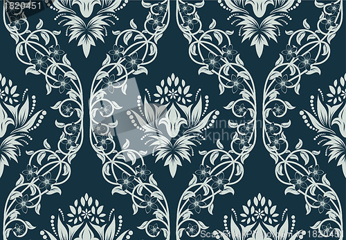 Image of seamless damask pattern