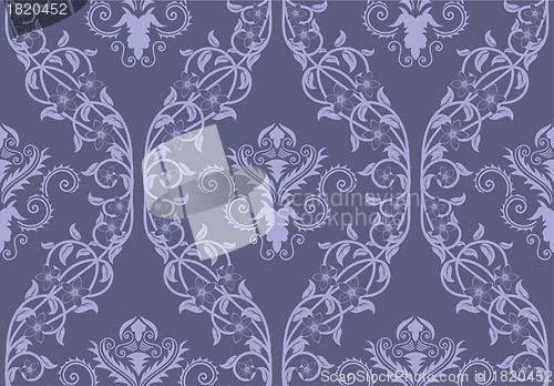 Image of seamless damask pattern