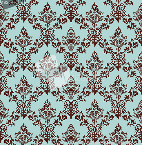 Image of seamless damask pattern