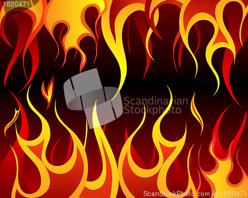 Image of fire background