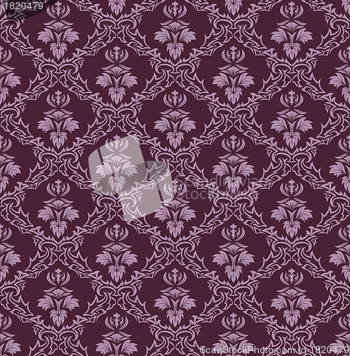 Image of seamless damask pattern