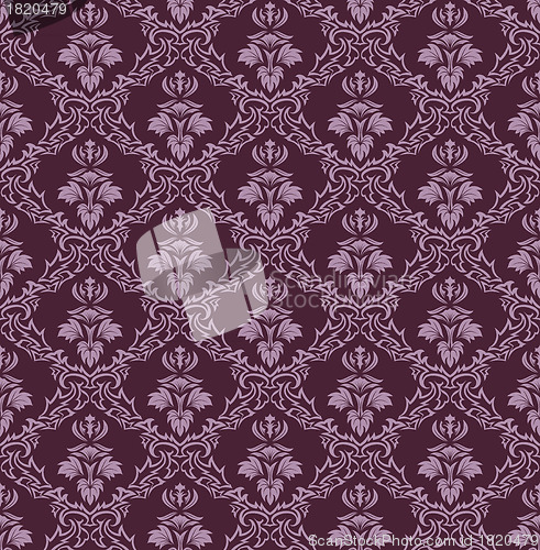 Image of seamless damask pattern