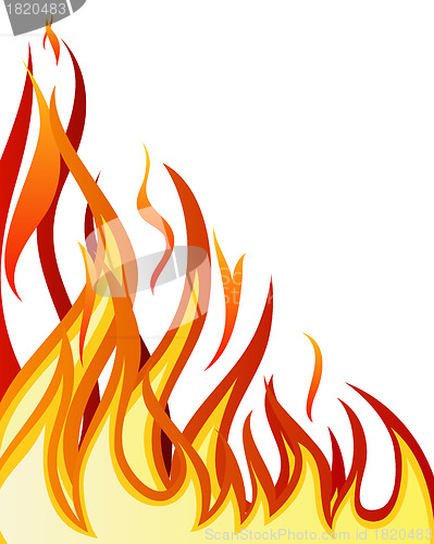 Image of fire background