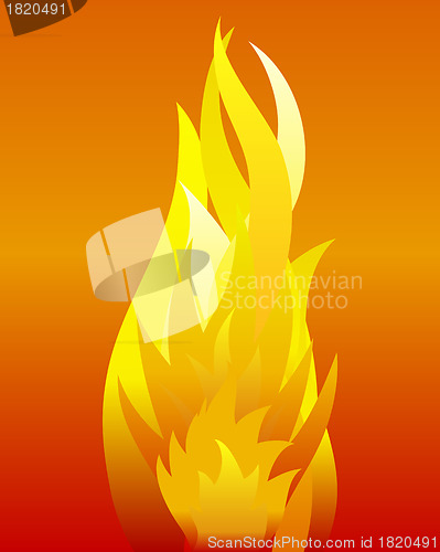 Image of fire background