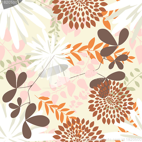 Image of seamless floral pattern