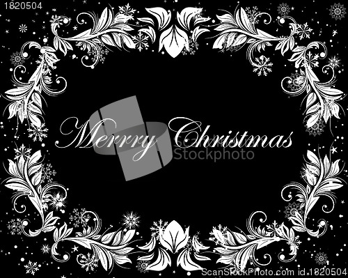 Image of winter frame background