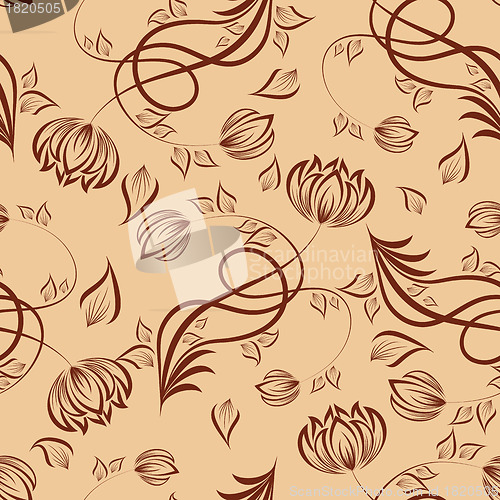 Image of seamless floral pattern